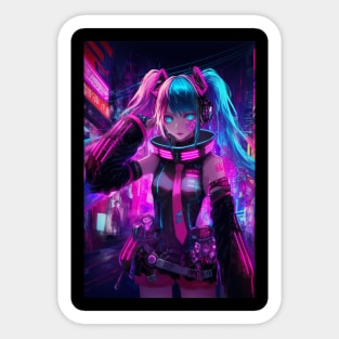 Hatsune Miku Cyber Suit : Vocaloid Sticker